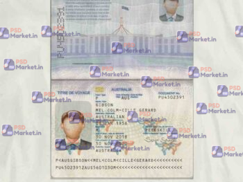 Australia Passport Template v1 - PSDMarket.in