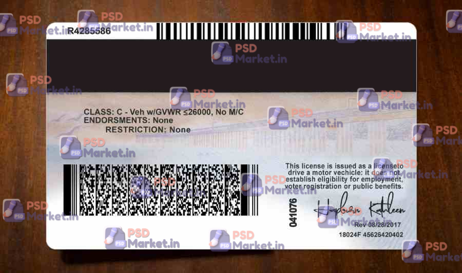 California Driver License Template(V2) 4 California Driver License Template(V2) - PSDMarket.in