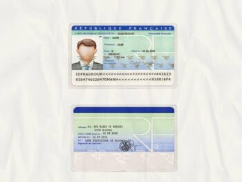 France ID Card Template (scan) - PSDMarket.in