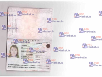 Hungary Passport Template - PSDMarket.in
