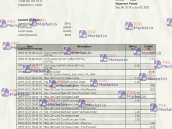 MOVO Cash Statement Template - PSDMarket.in
