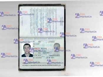 Moldova Passport Template - PSDMarket.in