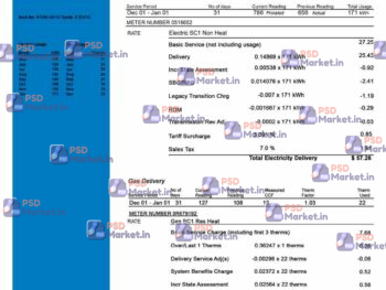 National grid Template - PSDMarket.in