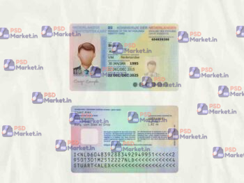This high-quality, fully editable Netherlands ID Card Template is available as a PSD file for use with Adobe Photoshop. The template allows for customization of all key elements, including photo, personal details, and dates. Key Features: Photoshop (PSD) file format High-quality scan replica Fully editable layers Customizable photo, name, address, birth date, expiry date, and more Package Includes: PSD file with editable layers Required fonts High-resolution images Requirements: Adobe Photoshop (version not specified) Note: This template is for design purposes only and should not be used to create false identification documents.