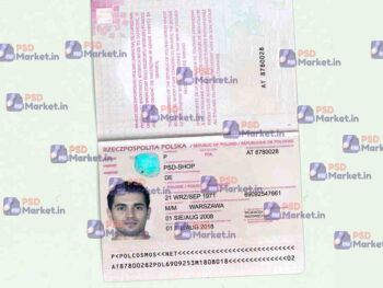 Poland Passport Template - PSDMarket.in