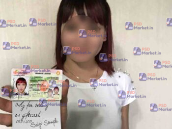 Selfie 4 (ID-DL) Template (Female) - PSDMarket.in