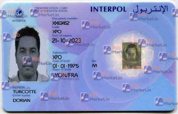 XPO ID Card (Front & Back) Template 1 XPO ID Card (Front & Back) Template - PSDMarket.in