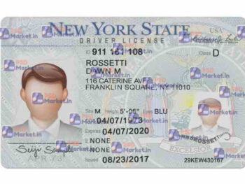 New York Drivers License Template (Front & Back) V2 - PSDMarket.in