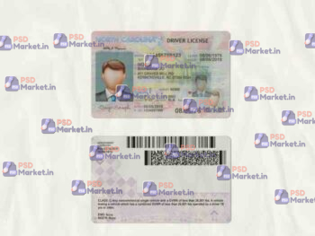 North Carolina Drivers License Template (scan) - PSDMarket.in