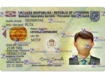 Lithuania ID Card Template (Front & Back) - PSDMarket.in