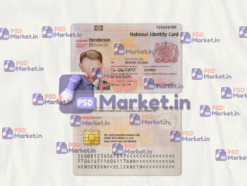 UK ID Card Template (scan)